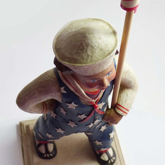 Leo & Marilyn Smith Folk Art Sculpture MS. LIBERTY - Picture 5 of 10